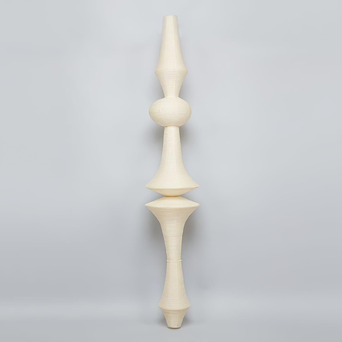 Ritta Sculptural Paper Vertical Pendant Light