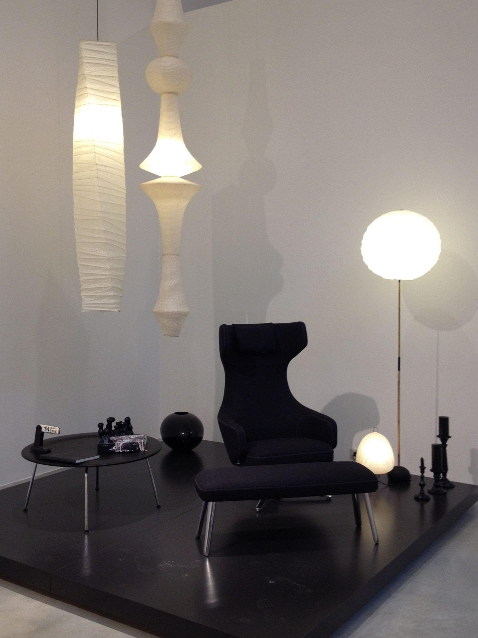 Lustra Pendant Light Washi Paper E for Living Room - Letslighting