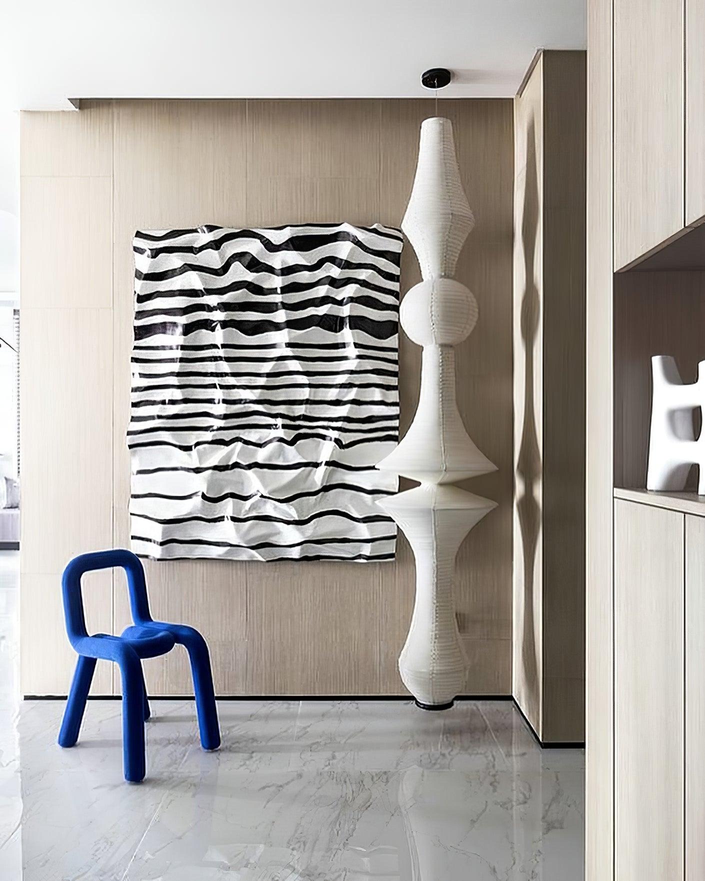 Lustra Pendant Light Washi Paper E for Living Room - Letslighting