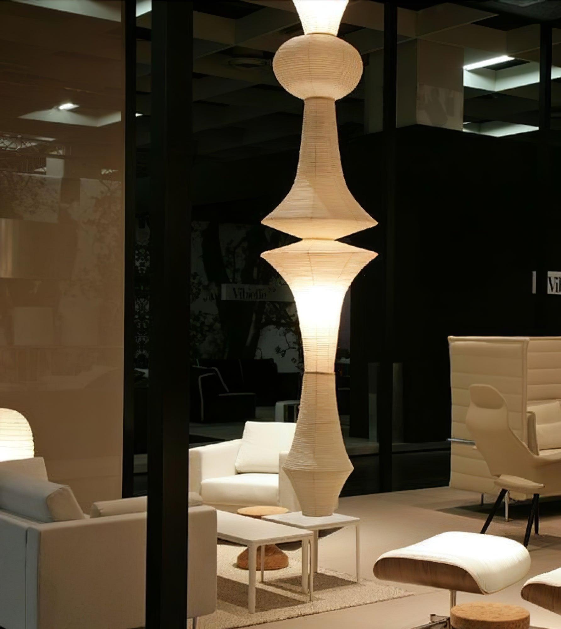 Lustra Pendant Light Washi Paper E for Living Room - Letslighting
