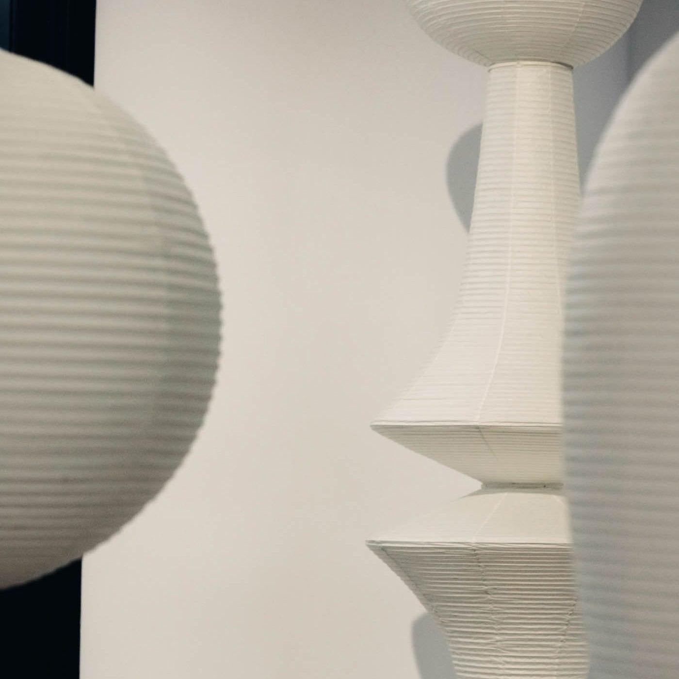 Ritta Sculptural Paper Vertical Pendant Light