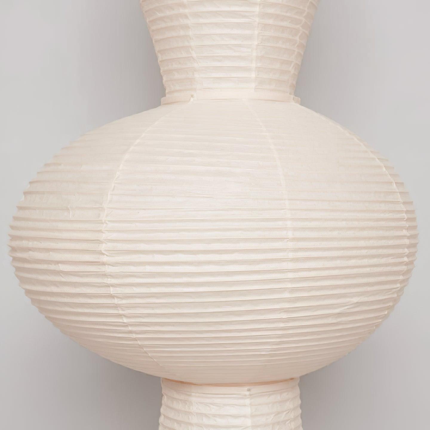 Ritta Sculptural Paper Vertical Pendant Light