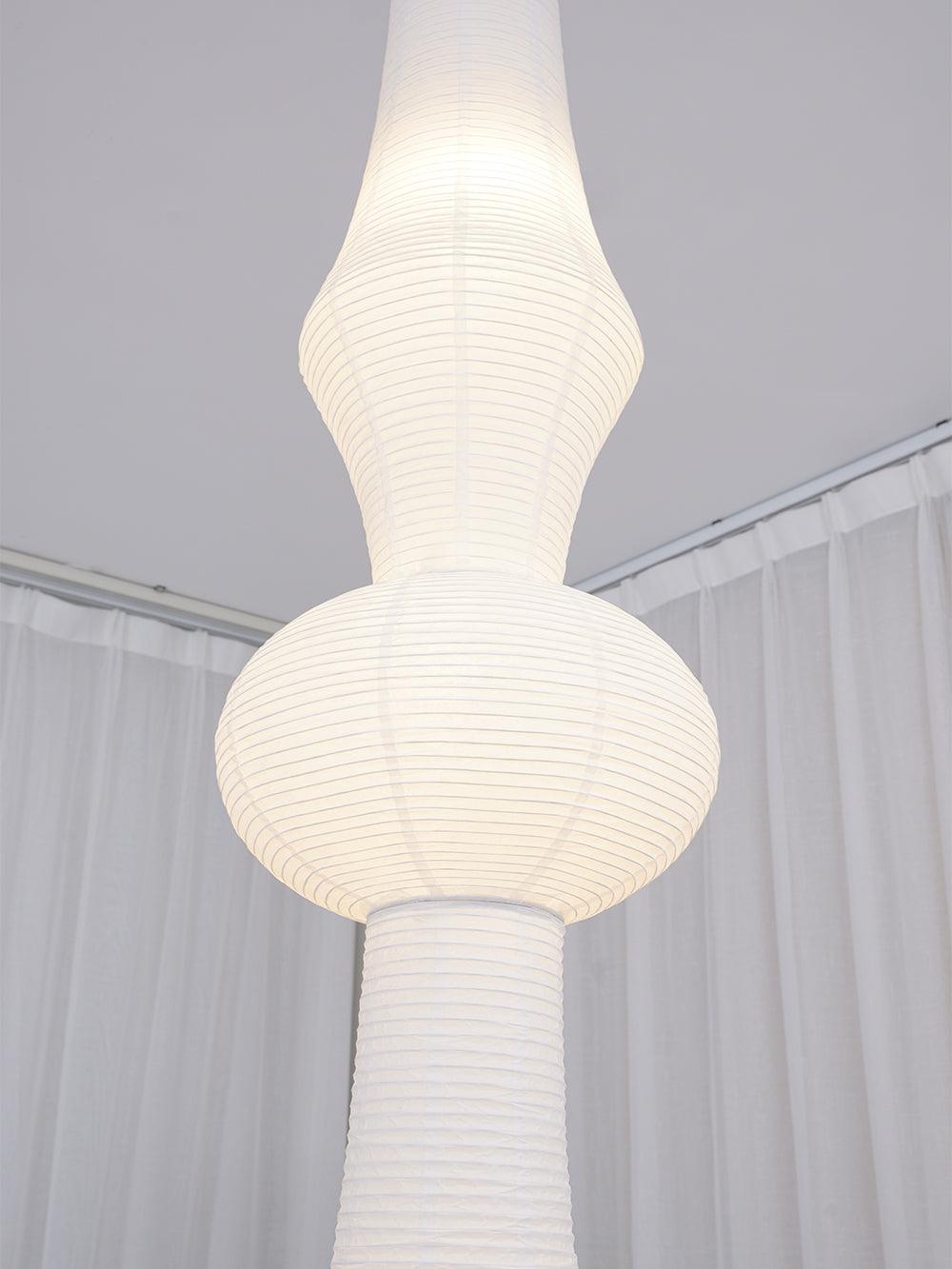 Lustra Pendant Light Washi Paper E for Living Room - Letslighting