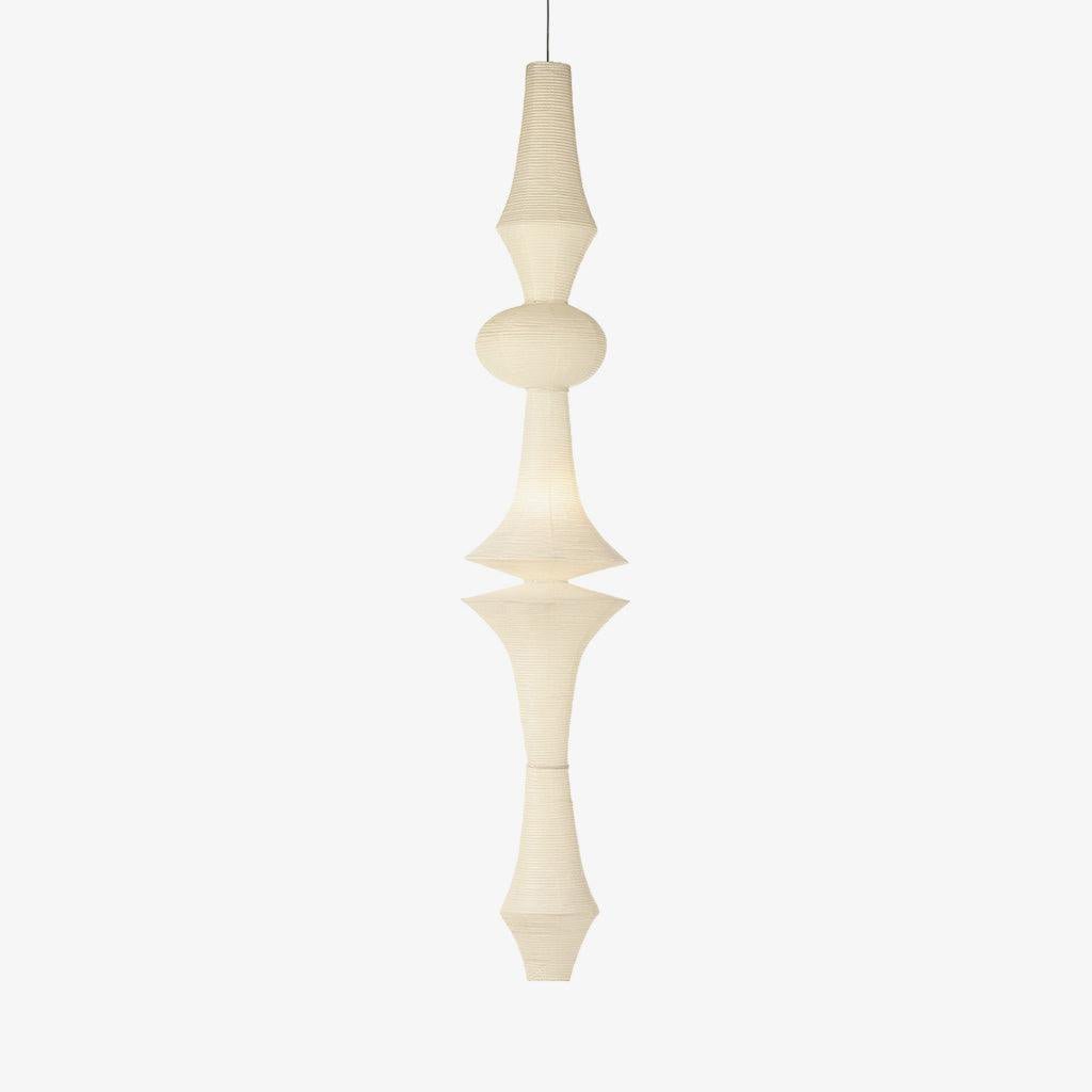 Ritta Sculptural Paper Vertical Pendant Light