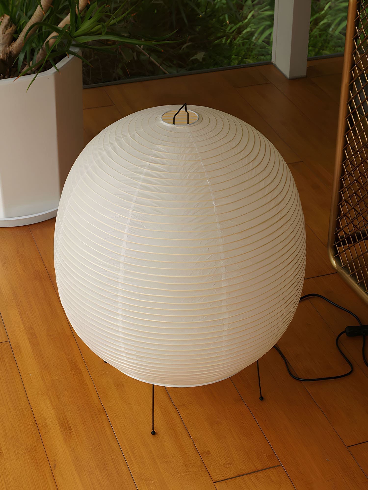 Solara Table Lamp Rice Paper Lantern - Letslighting
