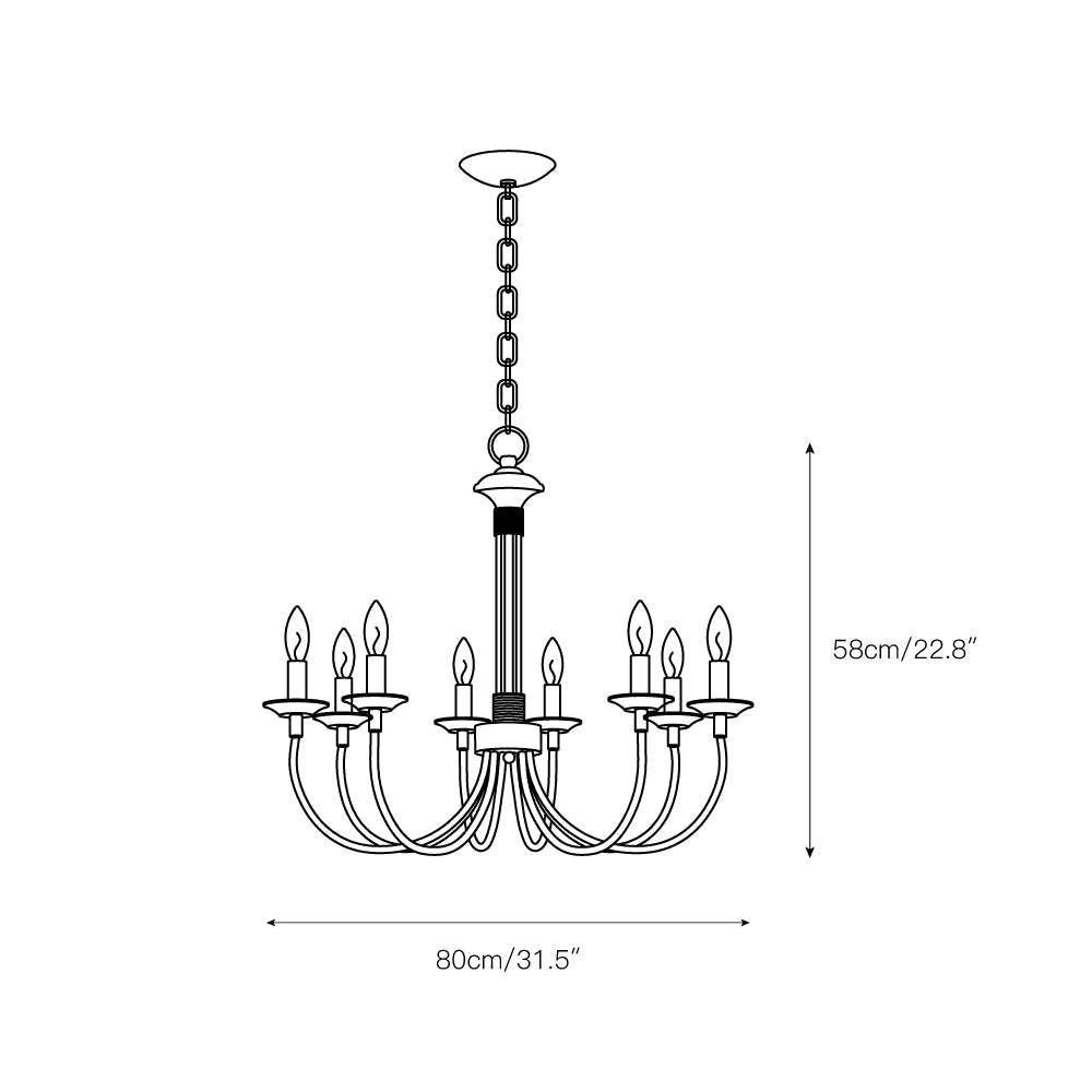 Vecarisra Vintage Industrial Chandelier - Letslighting