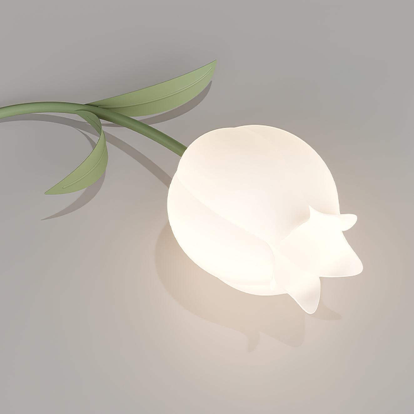 Aira Natural Flower Flush Mount Ceiling Light