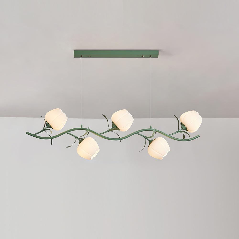 Lustra Chandelier Floral Glass - Letslighting