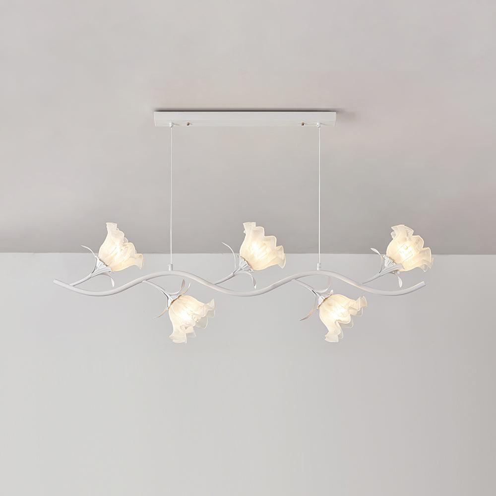 Lustra Chandelier Floral Glass - Letslighting