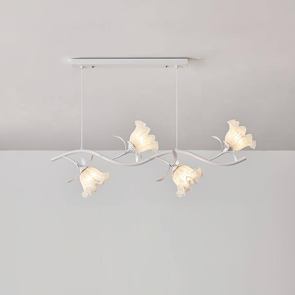 Lustra Chandelier Floral Glass - Letslighting