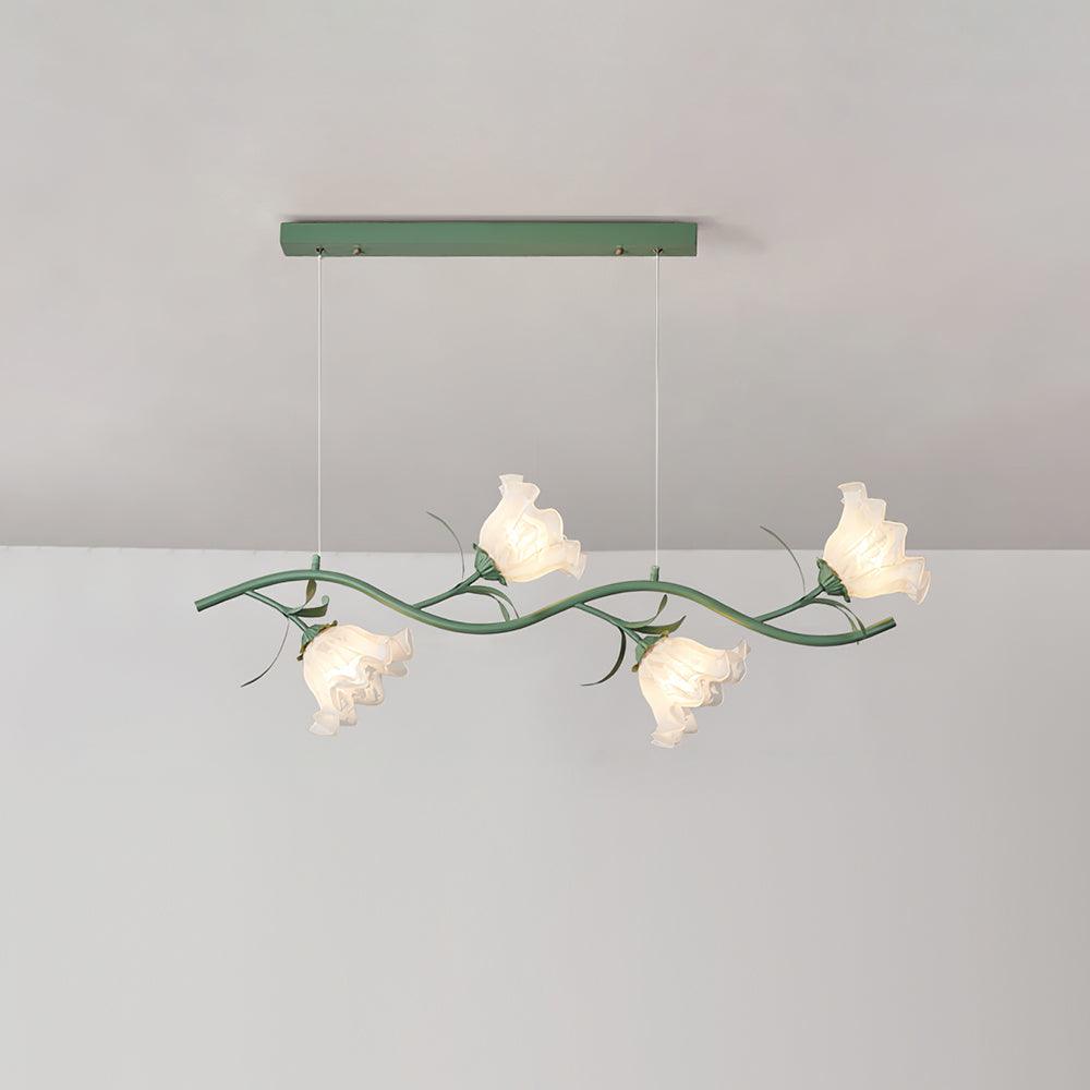 Lustra Chandelier Floral Glass - Letslighting