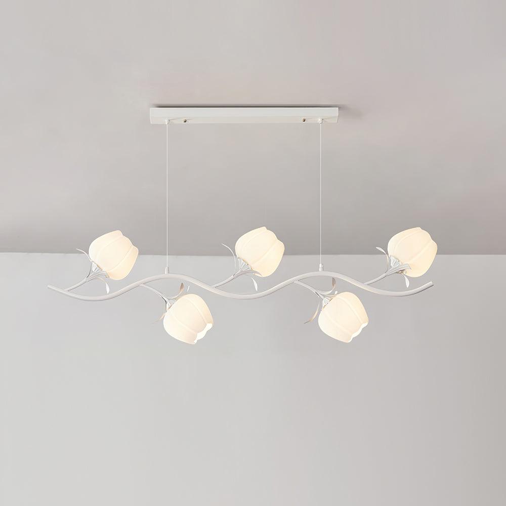 Lustra Chandelier Floral Glass - Letslighting