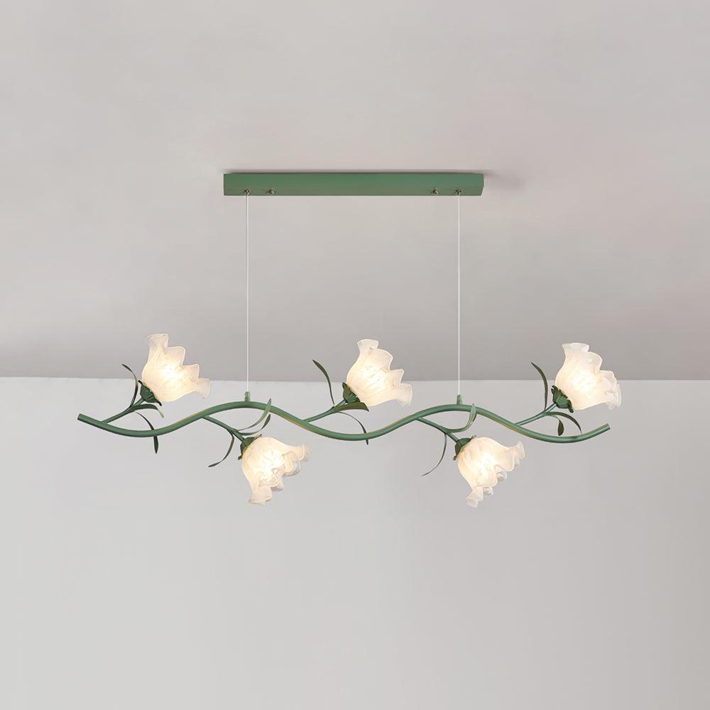 Lustra Chandelier Floral Glass - Letslighting