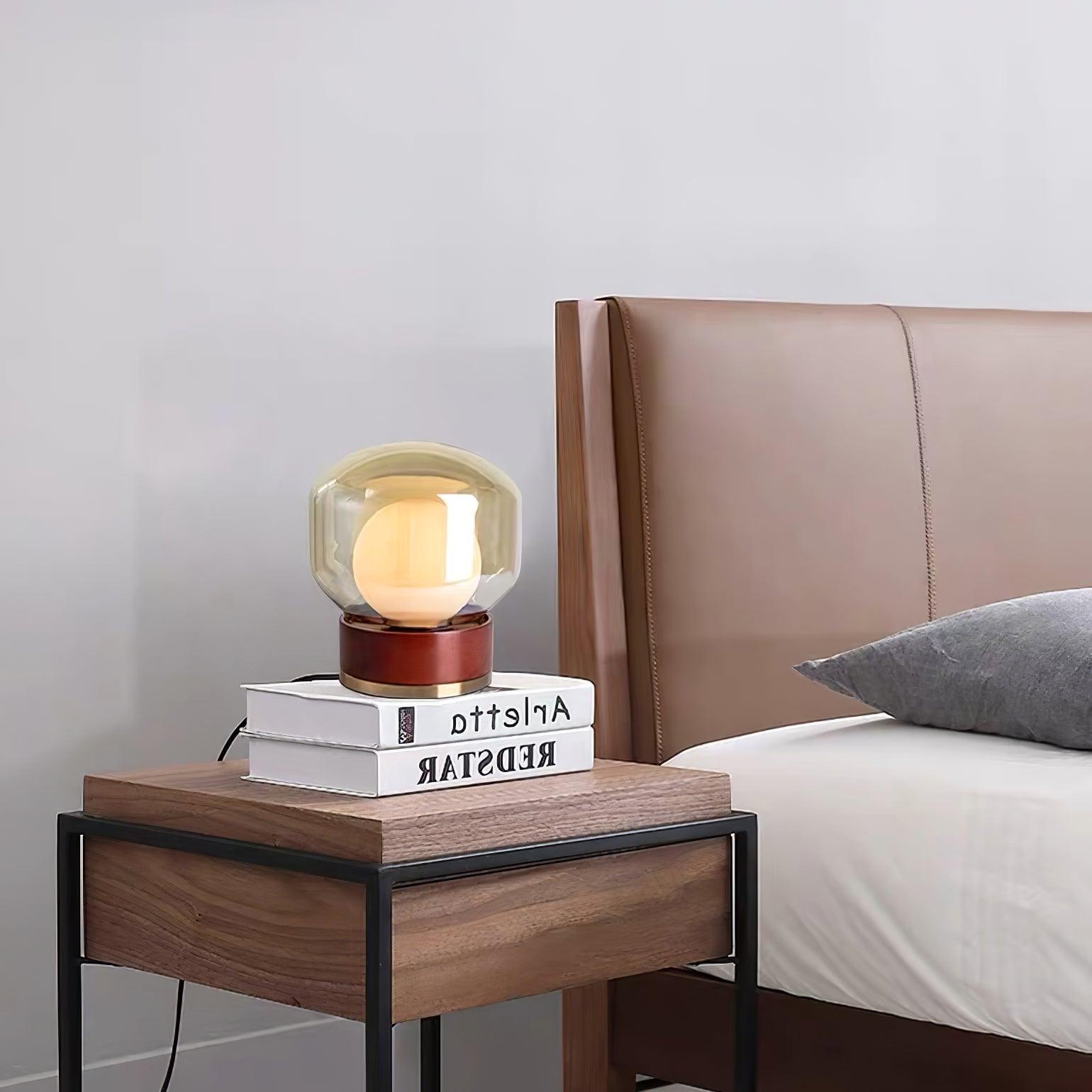 Liro Wood Artistic Table lamp - Letslighting