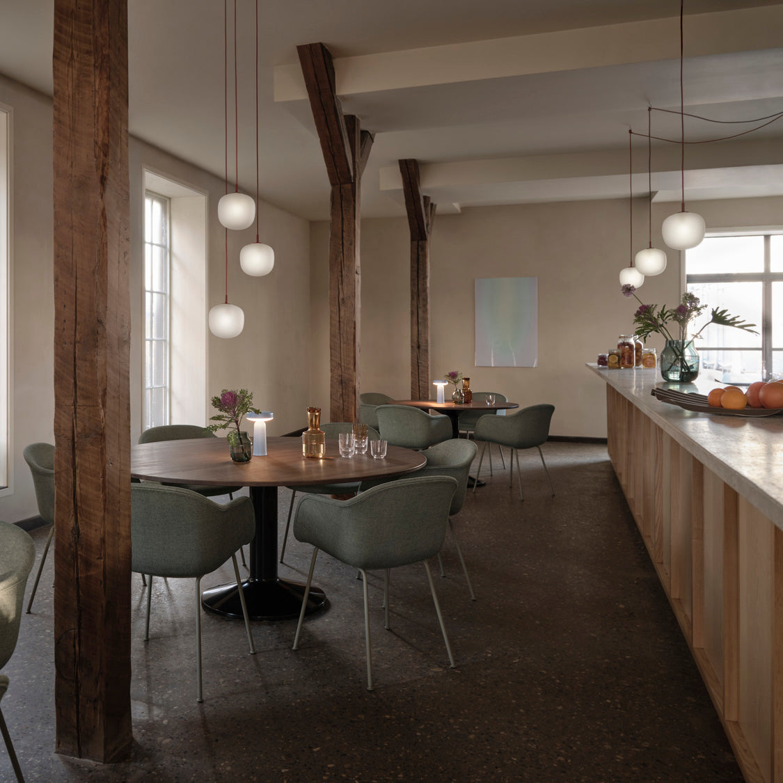 Valentina Pendant Lamp Semi-transparent Glass - Letslighting
