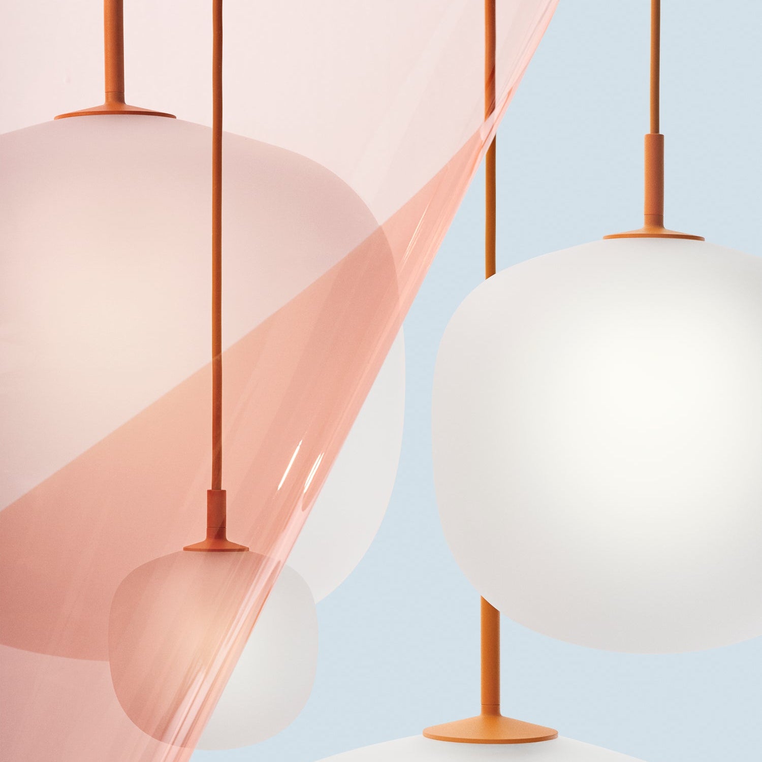 Valentina Pendant Lamp Semi-transparent Glass - Letslighting