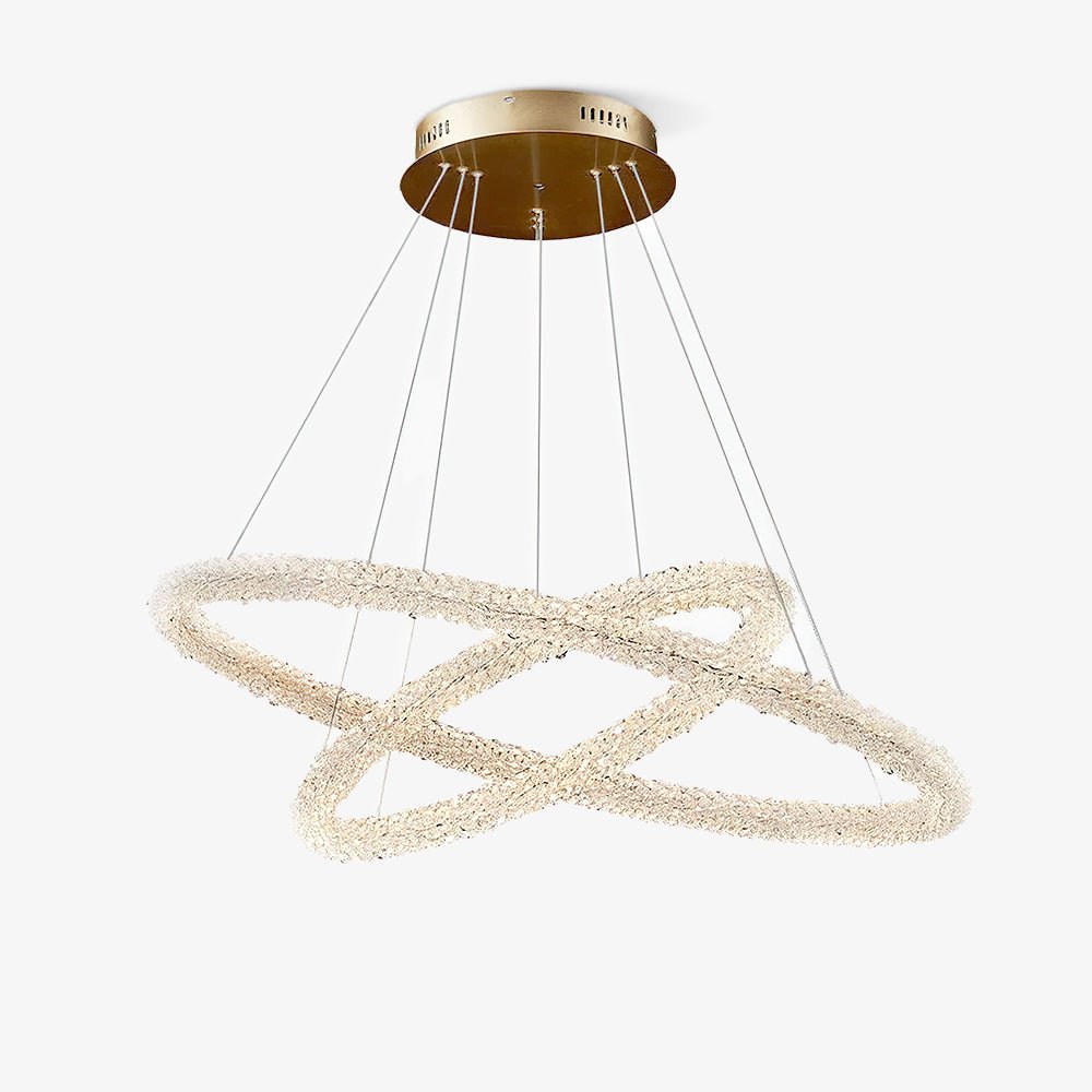 Lustra Chandelier Ring Crystal LED - Letslighting