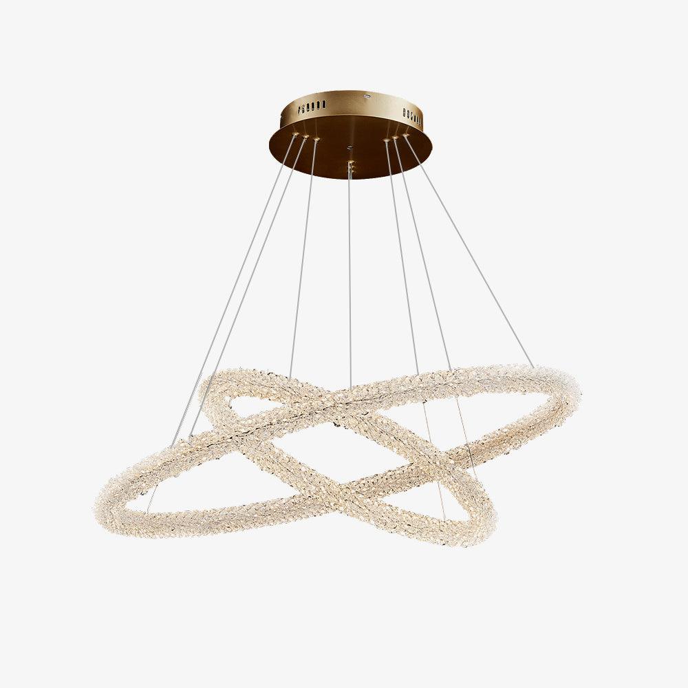 Lustra Chandelier Ring Crystal LED - Letslighting
