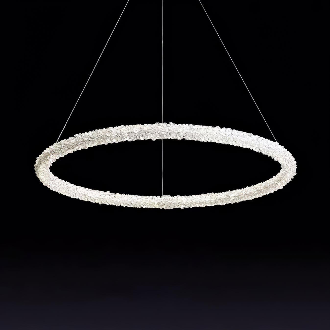 Lustra Chandelier Ring Crystal LED - Letslighting