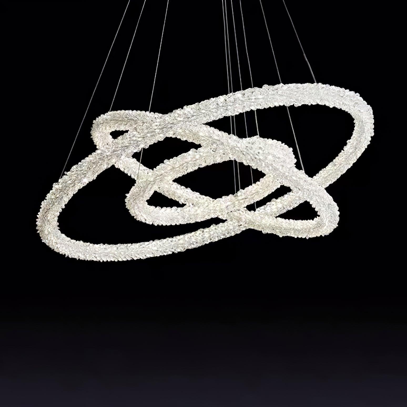 Lustra Chandelier Ring Crystal LED - Letslighting
