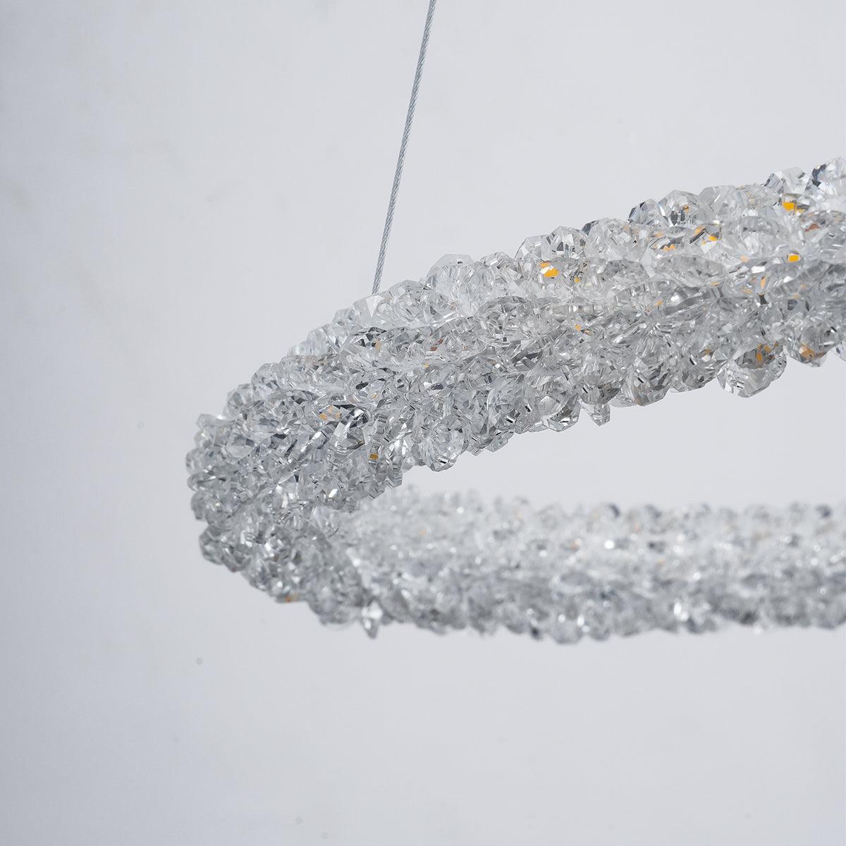 Lustra Chandelier Ring Crystal LED - Letslighting