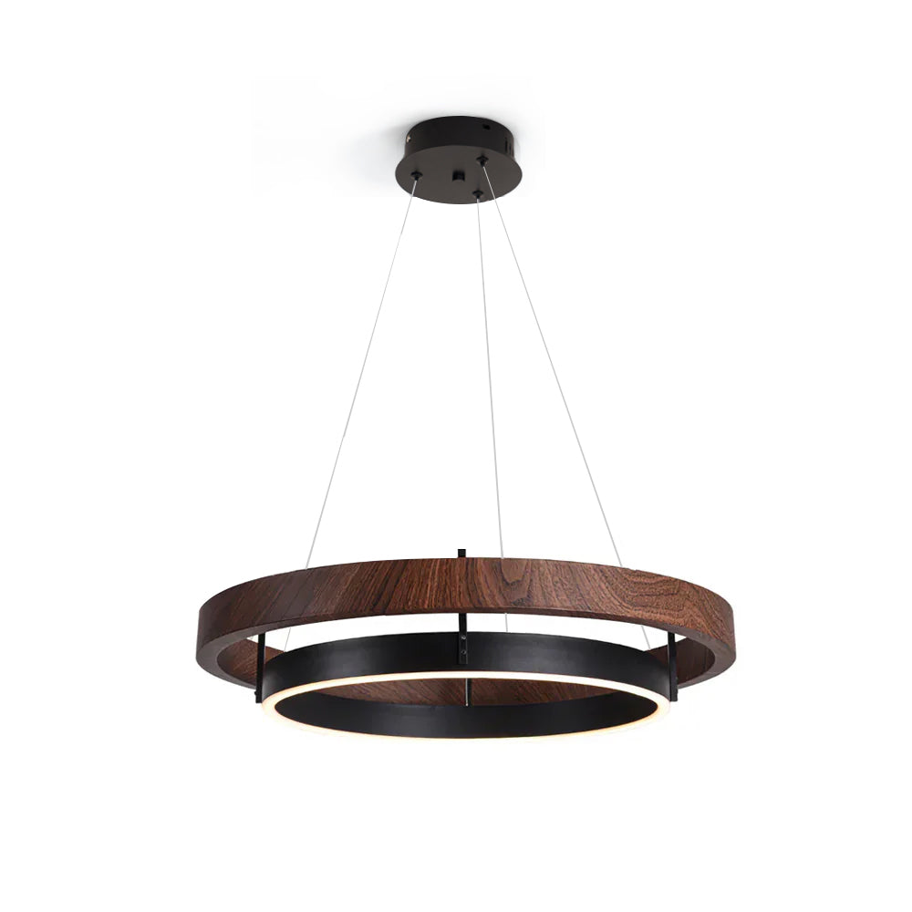 Muto Ring Wood Chandelier