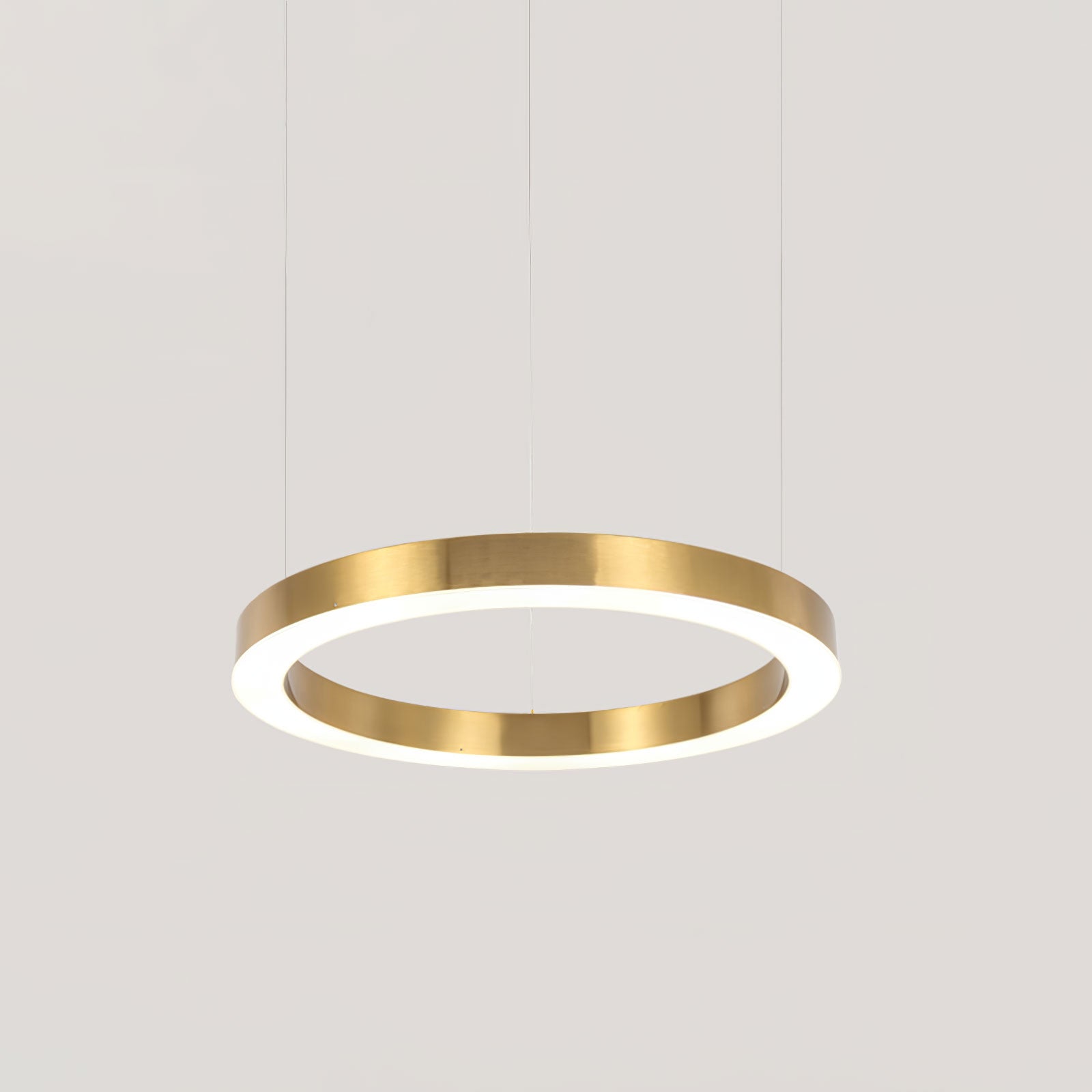 Lustra Pendant Light LED Ring Gold Modern 3-Ring - Letslighting