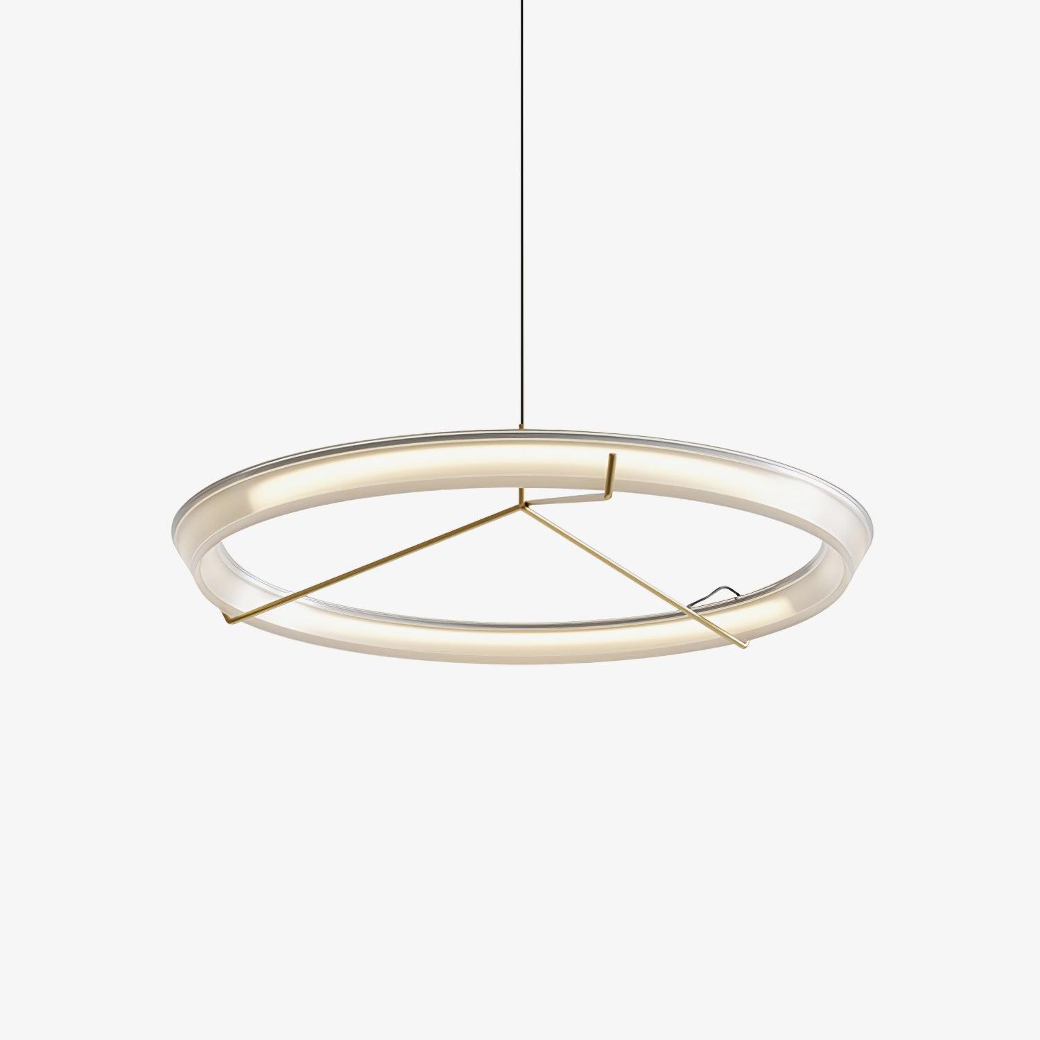 Lustra Chandelier Modern Stainless Steel Ring - Letslighting