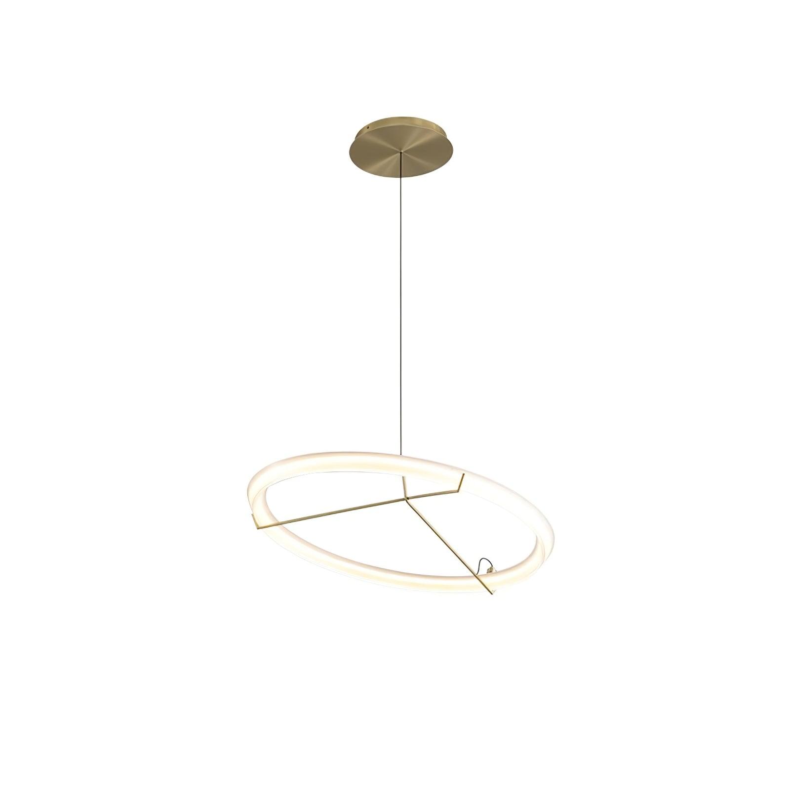 Lustra Chandelier Modern Stainless Steel Ring - Letslighting