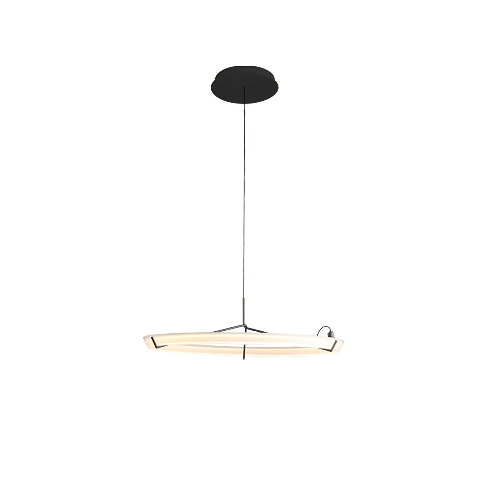 Lustra Chandelier Modern Stainless Steel Ring - Letslighting