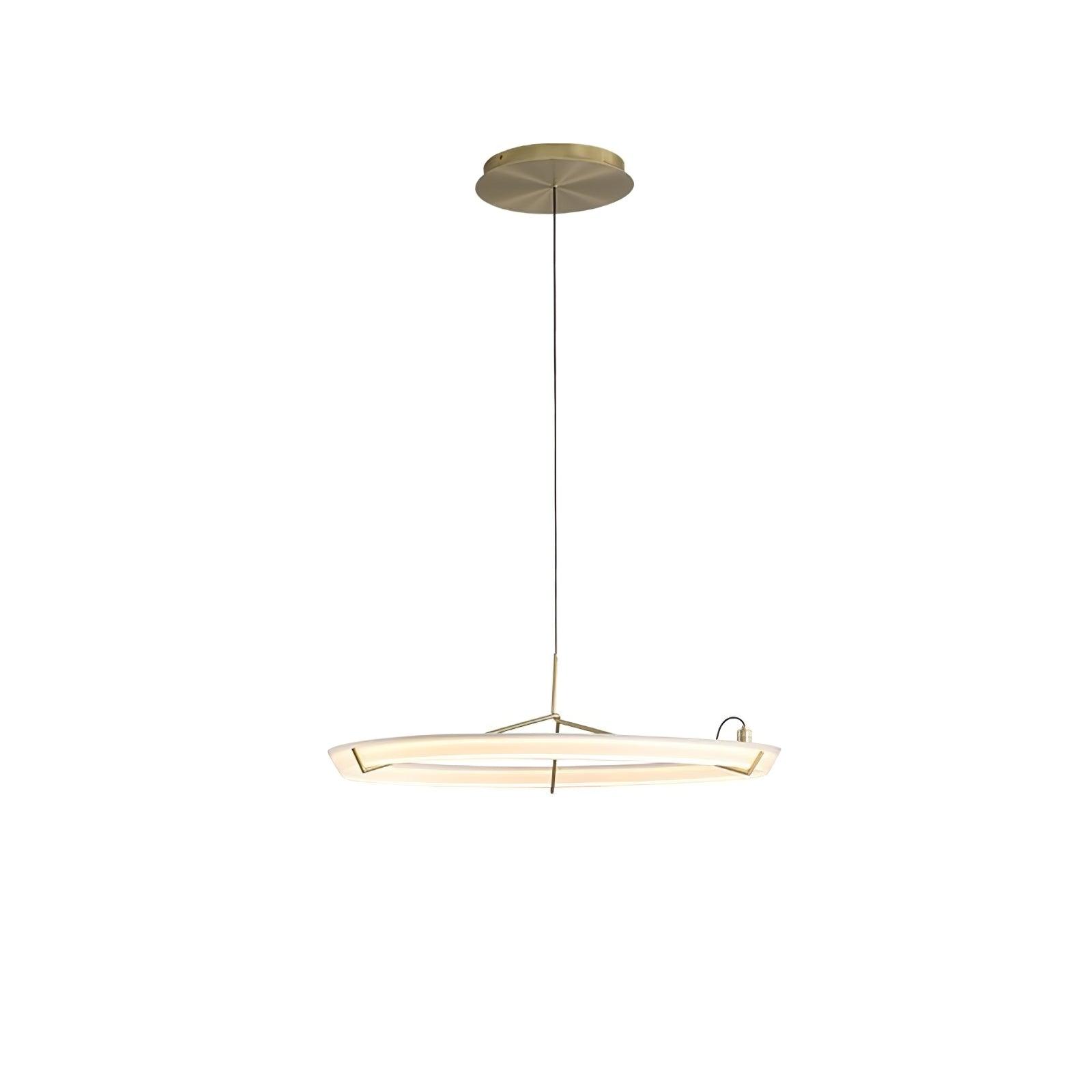 Lustra Chandelier Modern Stainless Steel Ring - Letslighting