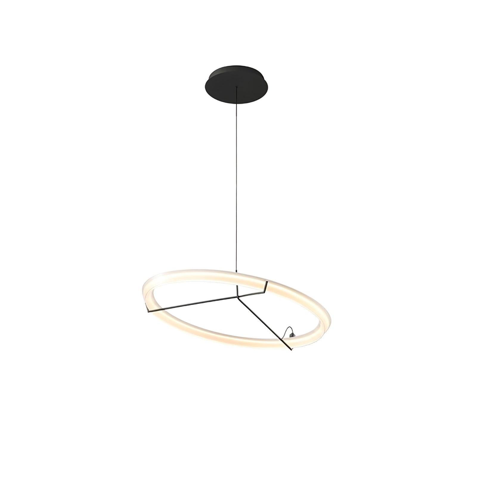 Lustra Chandelier Modern Stainless Steel Ring - Letslighting