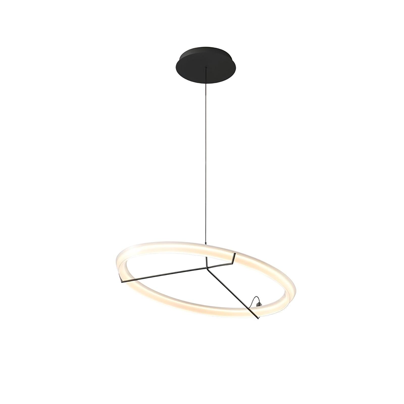 Lustra Chandelier Modern Stainless Steel Ring - Letslighting