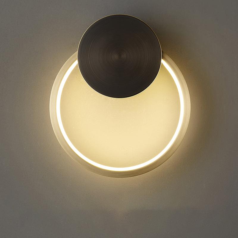Maisie Wall Light Modern Minimalist Ring Shaped LED Brass - Letslighting