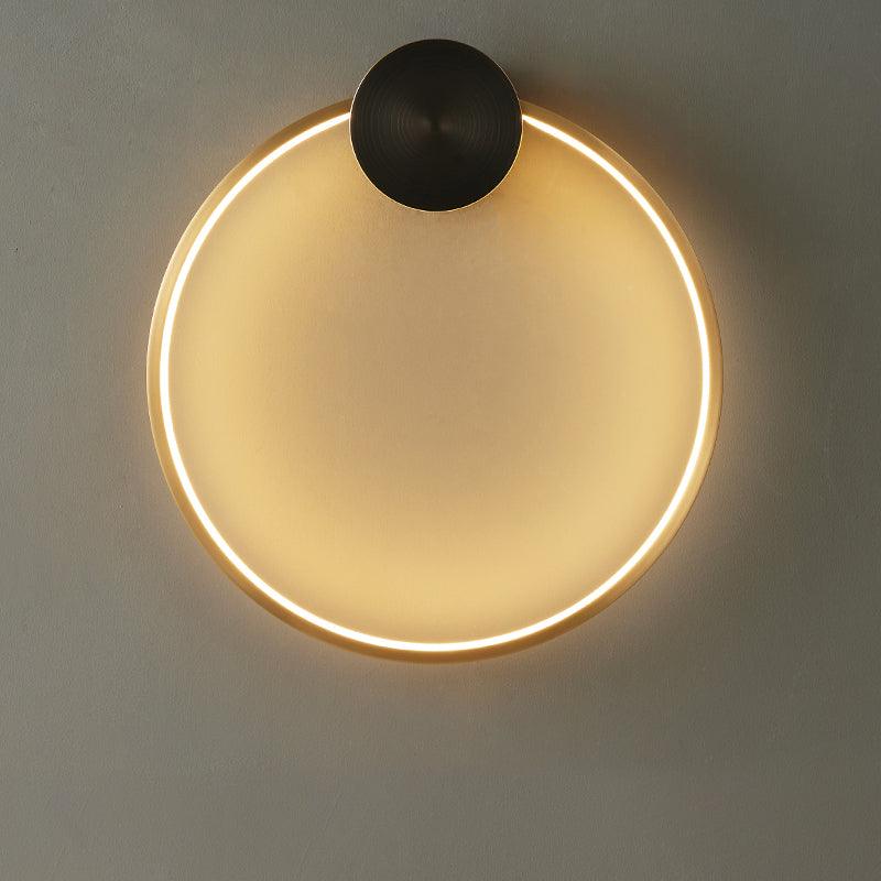 Maisie Wall Light Modern Minimalist Ring Shaped LED Brass - Letslighting