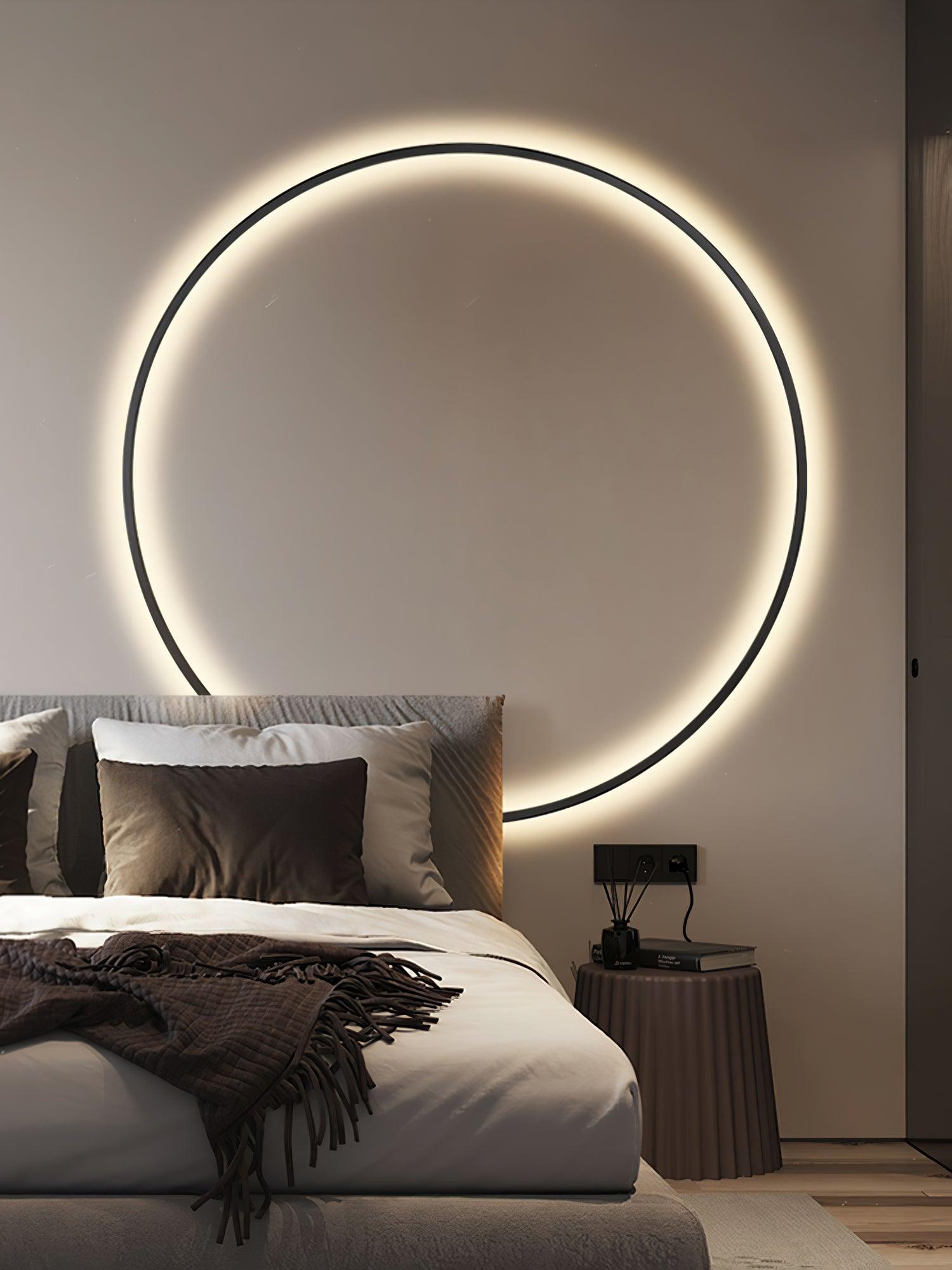 Maisie Wall Light Modern Minimalist Ring Shaped LED Brass - Letslighting