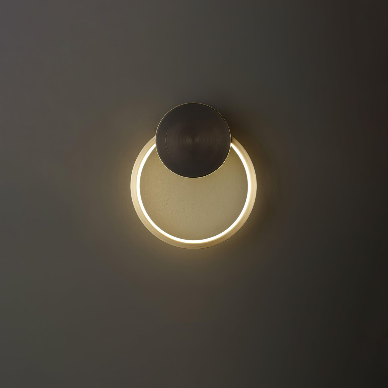 Maisie Wall Light Modern Minimalist Ring Shaped LED Brass - Letslighting