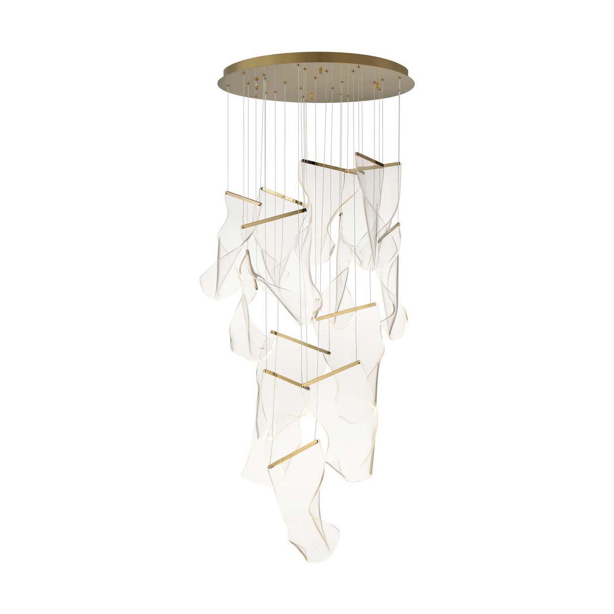 Lustra Chandelier Acrylic LED Abstract Floating - Letslighting