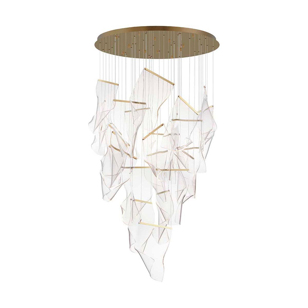 Lustra Chandelier Acrylic LED Abstract Floating - Letslighting