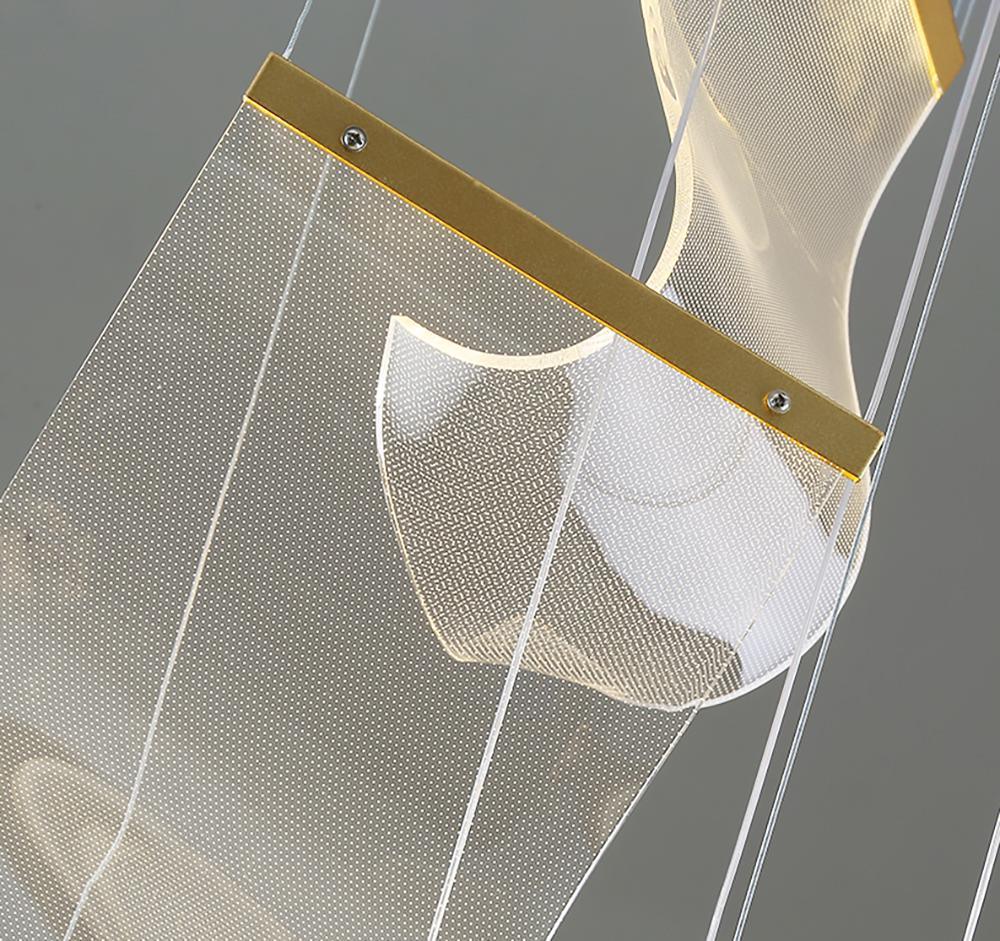 Lustra Chandelier Acrylic LED Abstract Floating - Letslighting