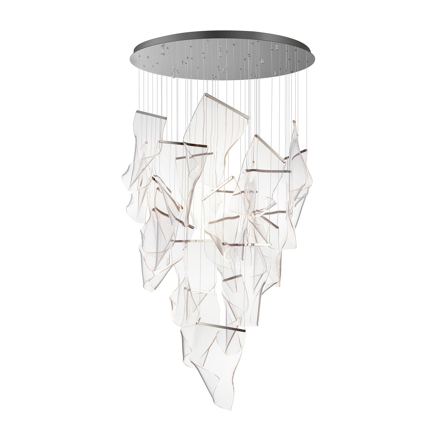 Lustra Chandelier Acrylic LED Abstract Floating - Letslighting