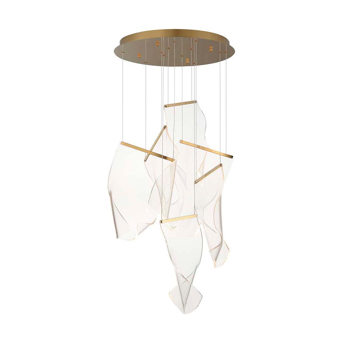 Lustra Chandelier Acrylic LED Abstract Floating - Letslighting