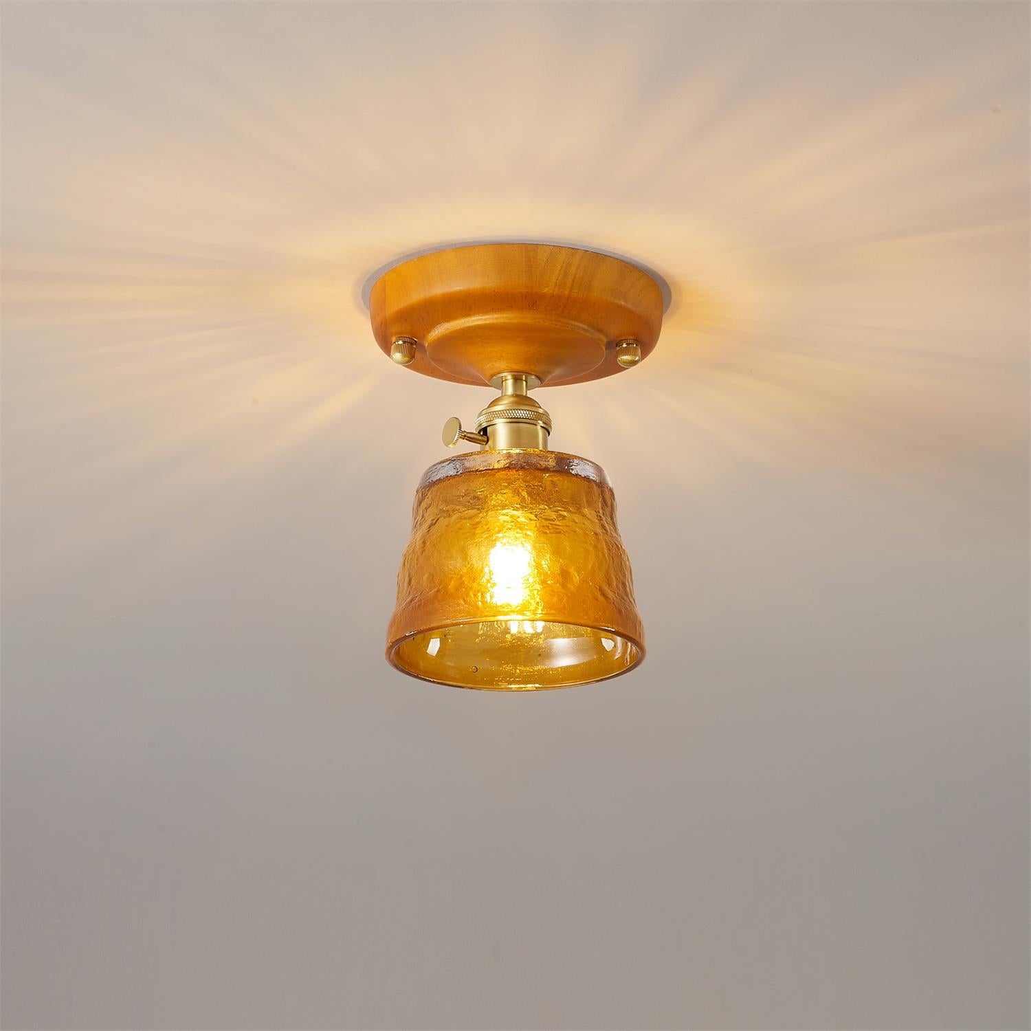 Elano Glass Ceiling Light - Letslighting
