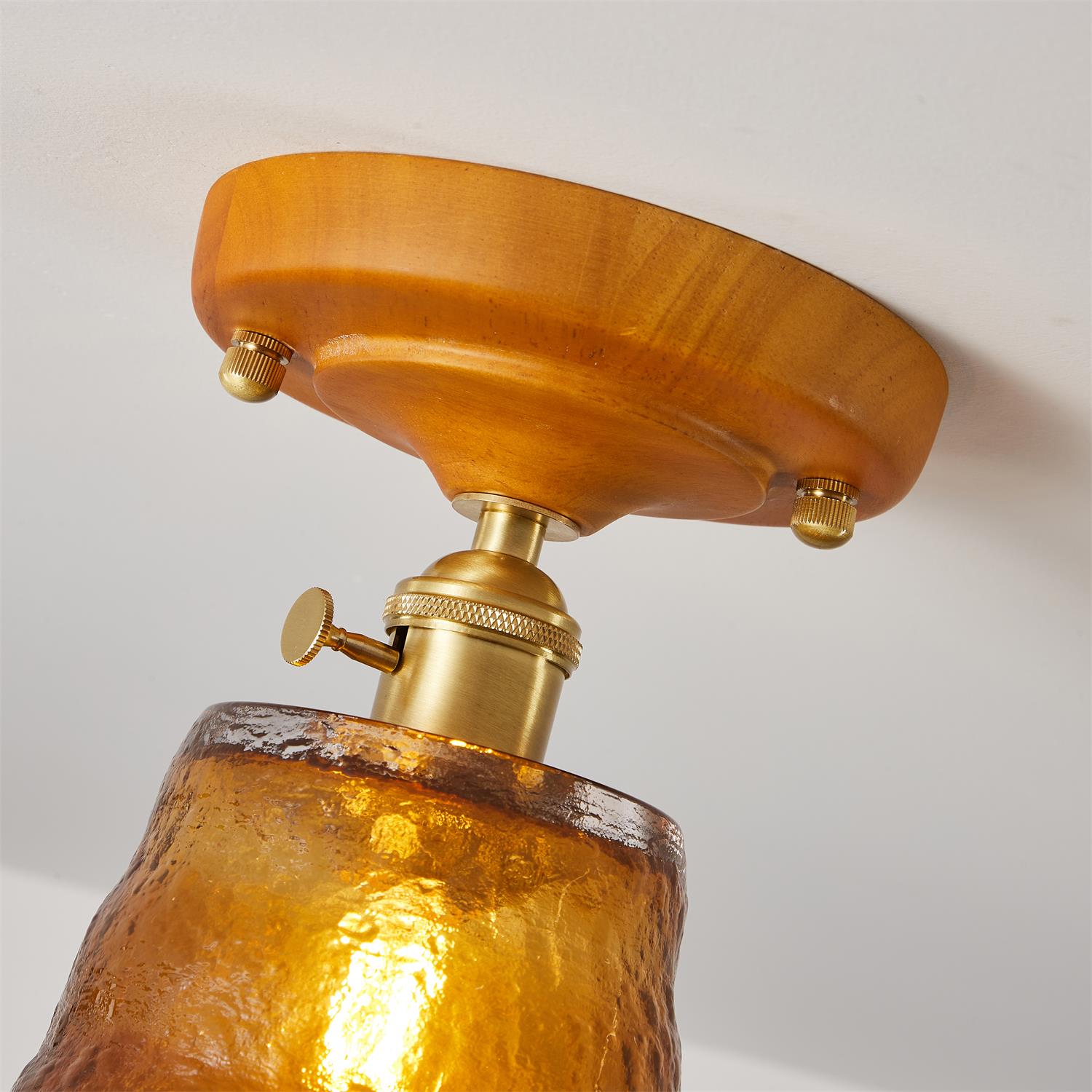 Elano Glass Ceiling Light - Letslighting