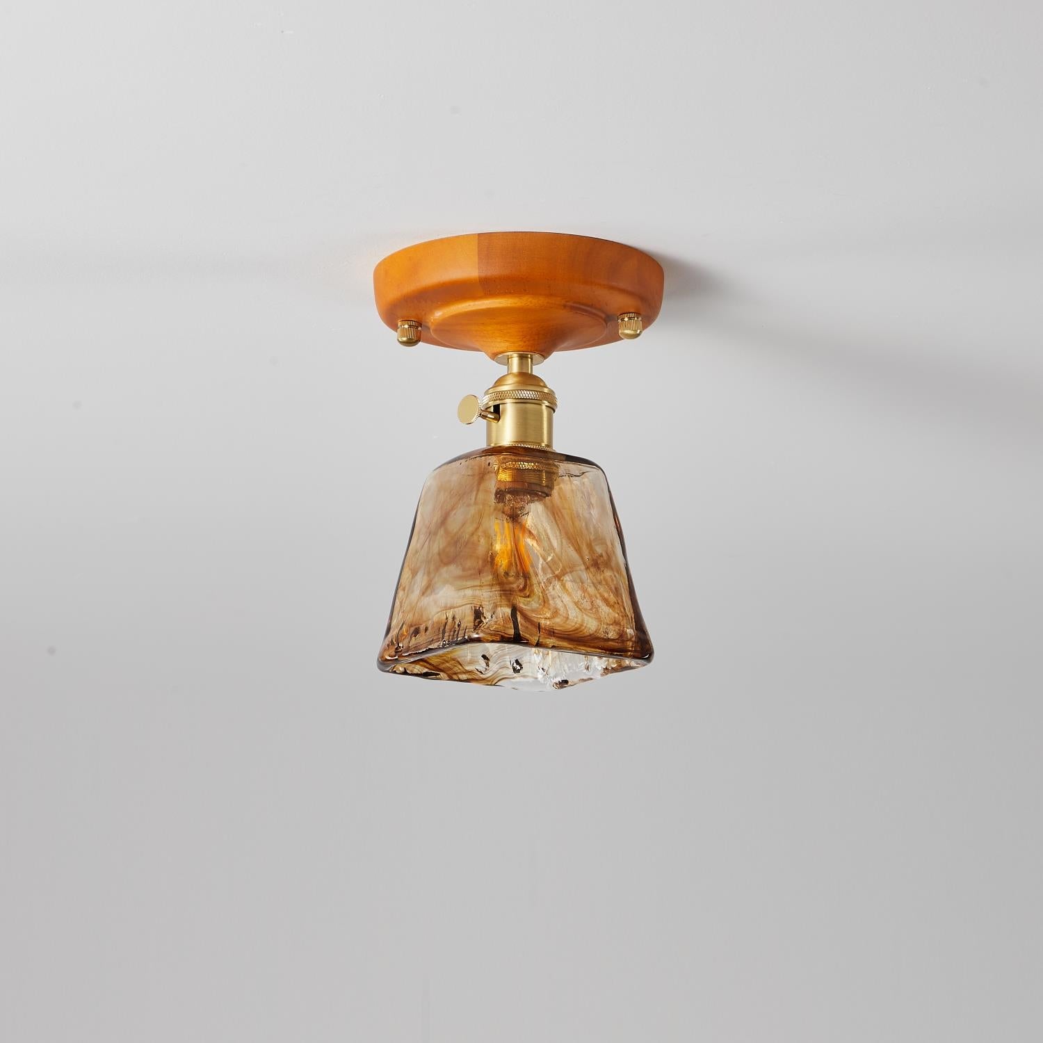 Elano Glass Ceiling Light - Letslighting