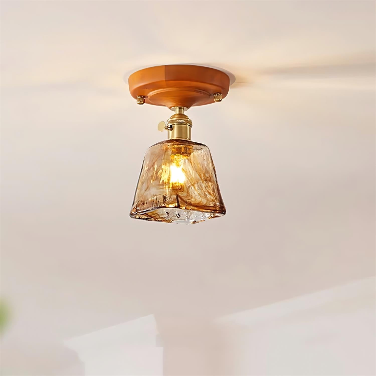 Elano Glass Ceiling Light - Letslighting