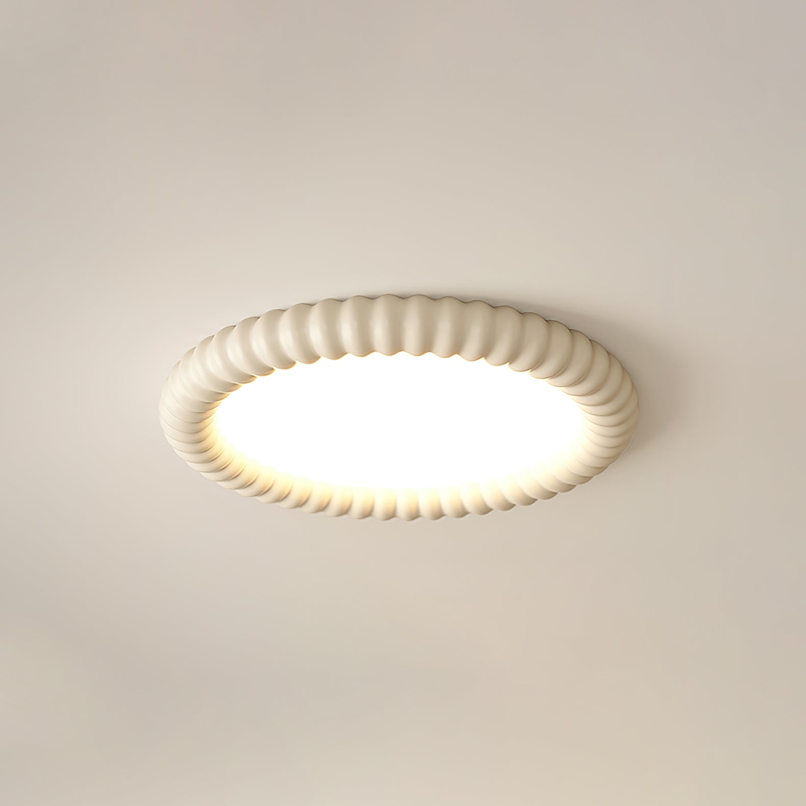 Ulire Nordic Art Ripple Resin Ceiling Light - Letslighting