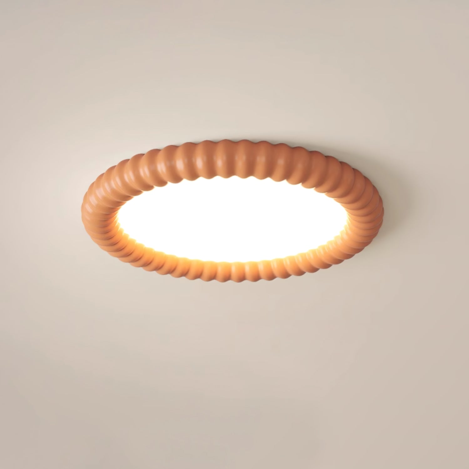 Ulire Nordic Art Ripple Resin Ceiling Light - Letslighting