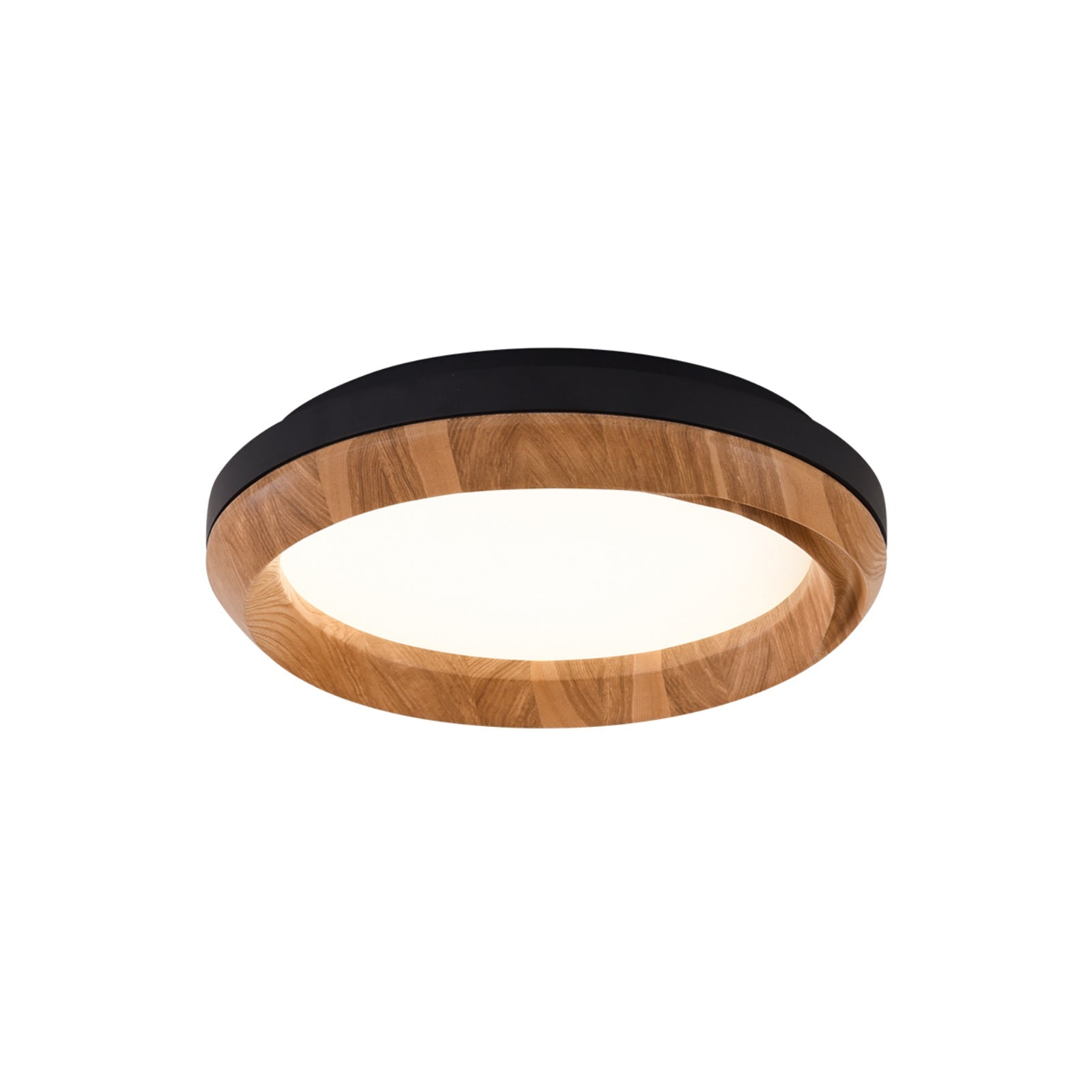 Aurdoreth Modern Minimalist Ripple Wood Ceiling Light - Letslighting