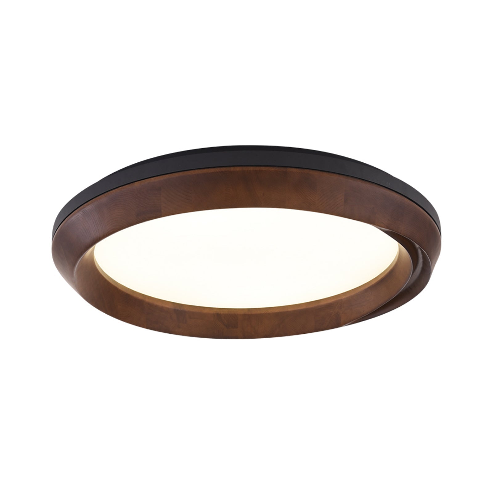 Aurdoreth Modern Minimalist Ripple Wood Ceiling Light - Letslighting